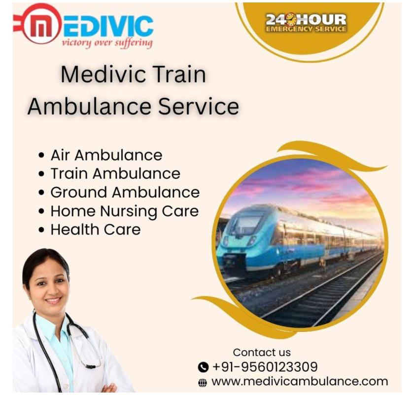  The Medivic Train Ambulance Arrives with Full-fledged Medical Team in Ranchi