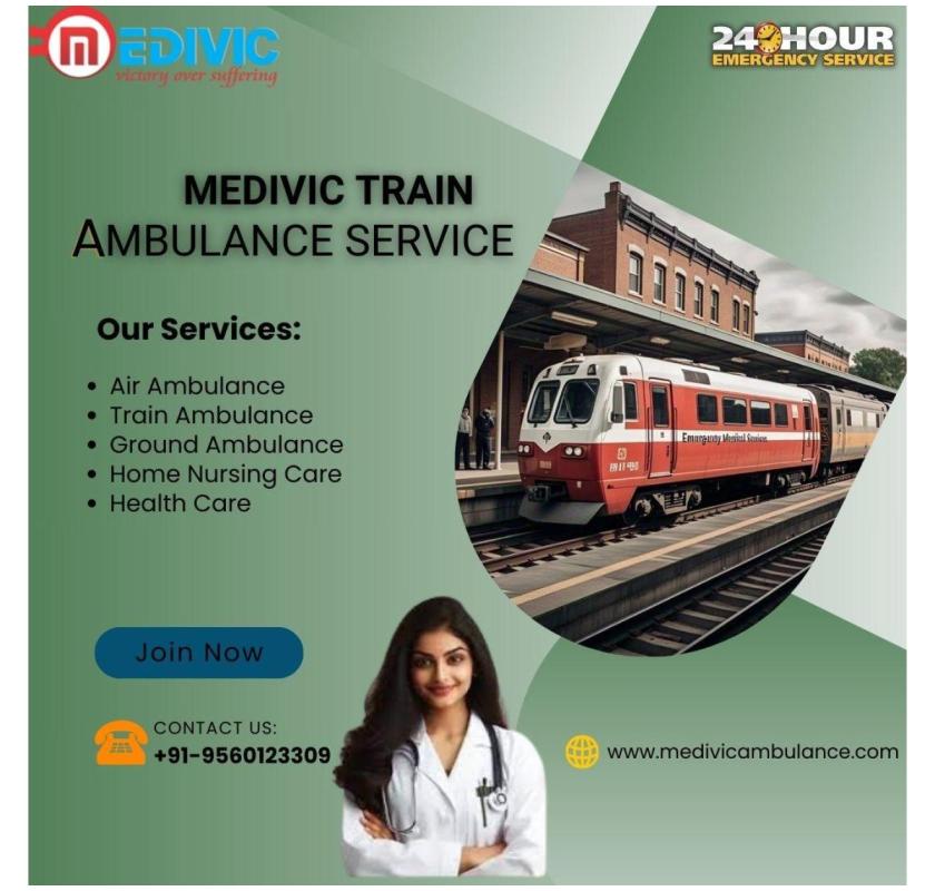 Medivic Furnishes an ICU Establishment on a handling Train in Guwahati on its Train Ambulance