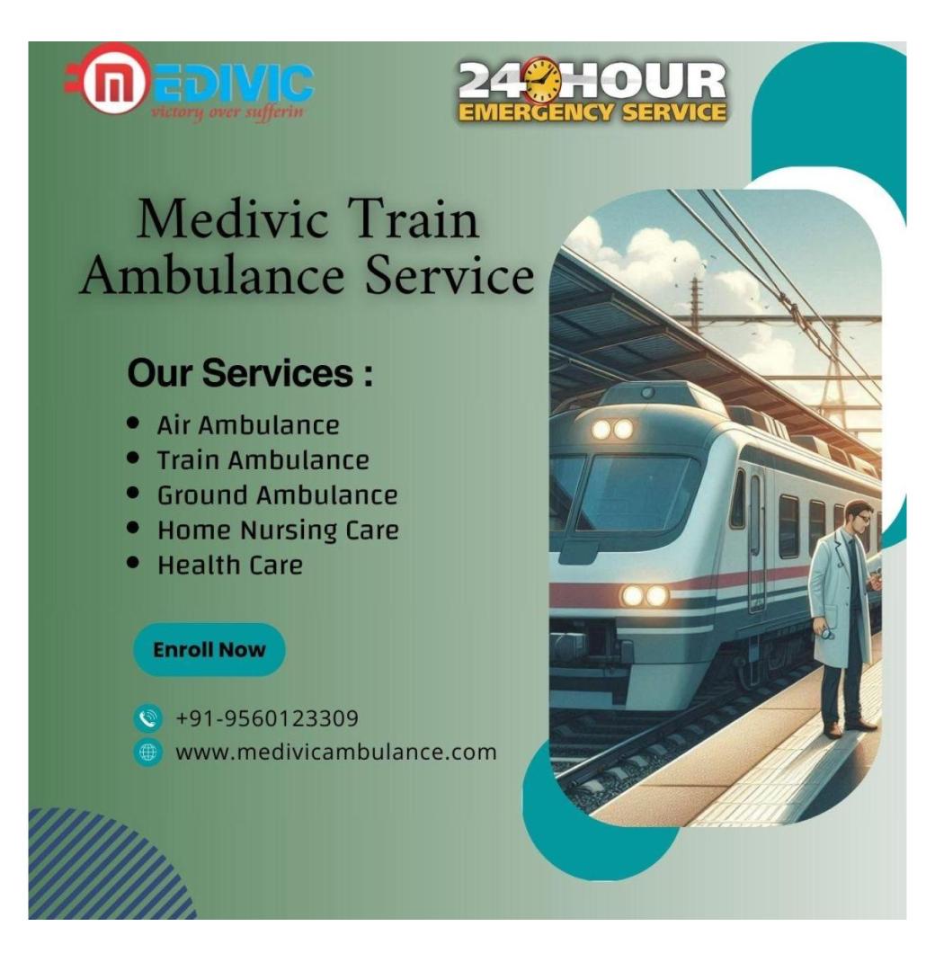 Medivic Train Ambulance is equipping the Expert Healthcare Unit in Patna 