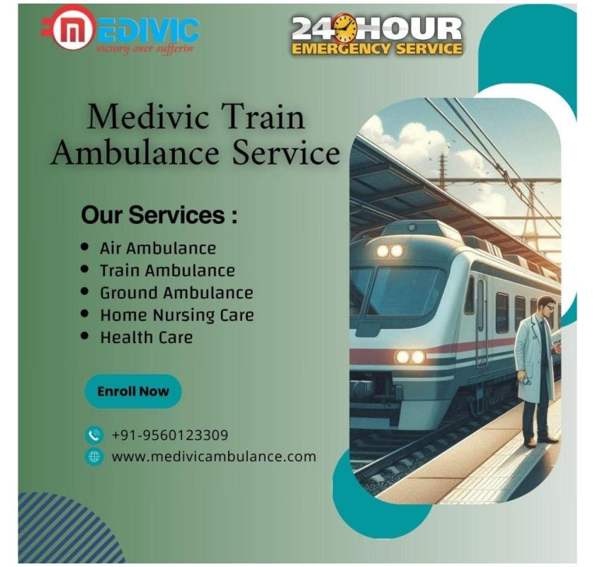 Medivic Train Ambulance is equipping the Expert Healthcare Unit in Patna 