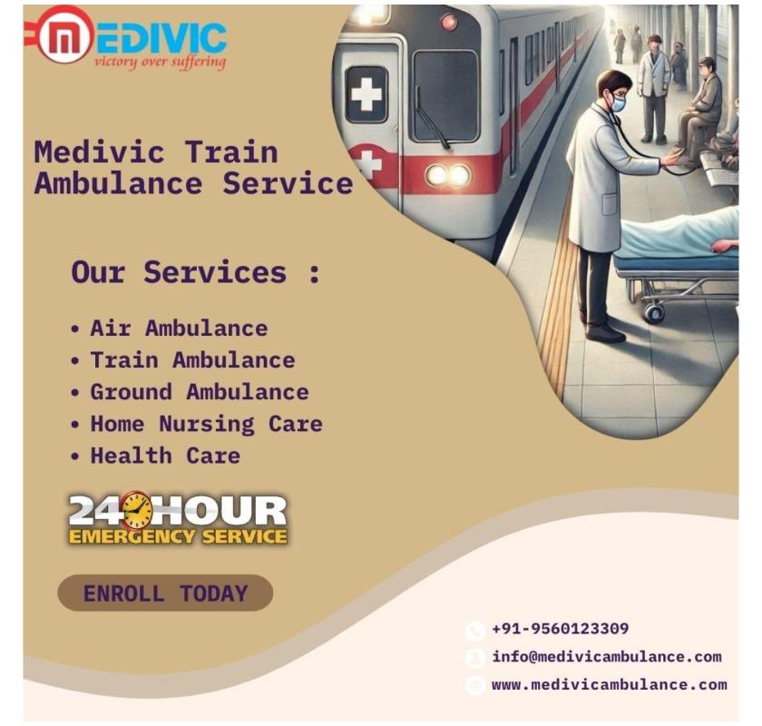 Medivic Train Ambulance in Ranchi gives Nicely As Round-the-Clock Medical awareness