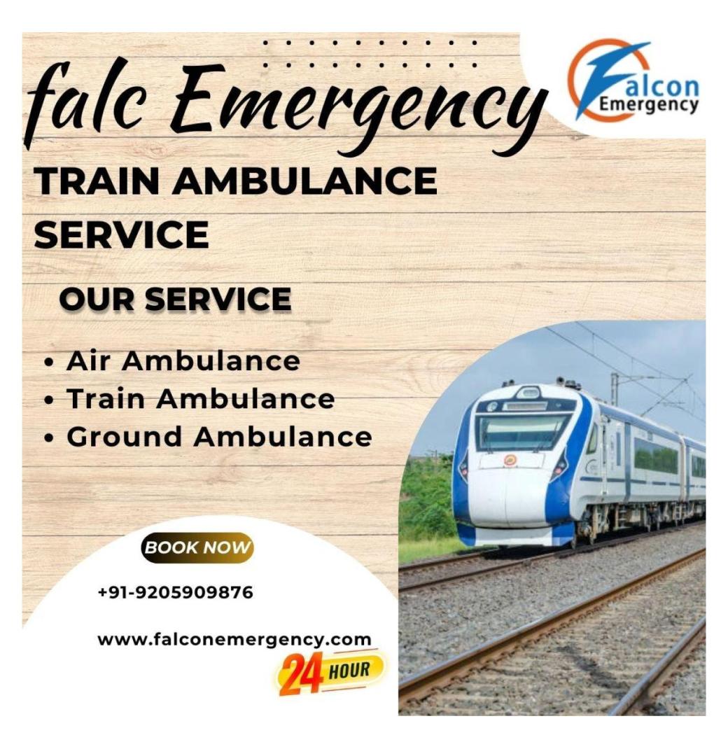 Get the immediate patient transfer by the Falc Emergency Train Ambulance in Patna