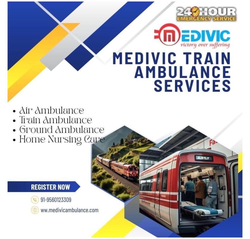 As a train ambulance, the Medivic Team in Patna has always been dedicated to their work