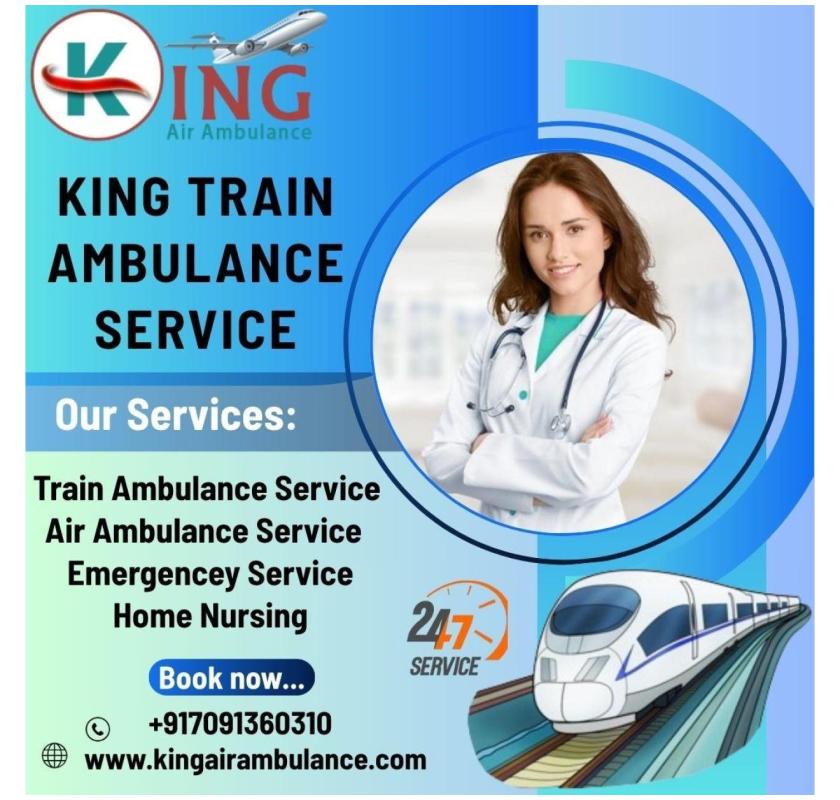  King Offer’s shipment toward Better Conditions in Jabalpur in a Train Ambulance