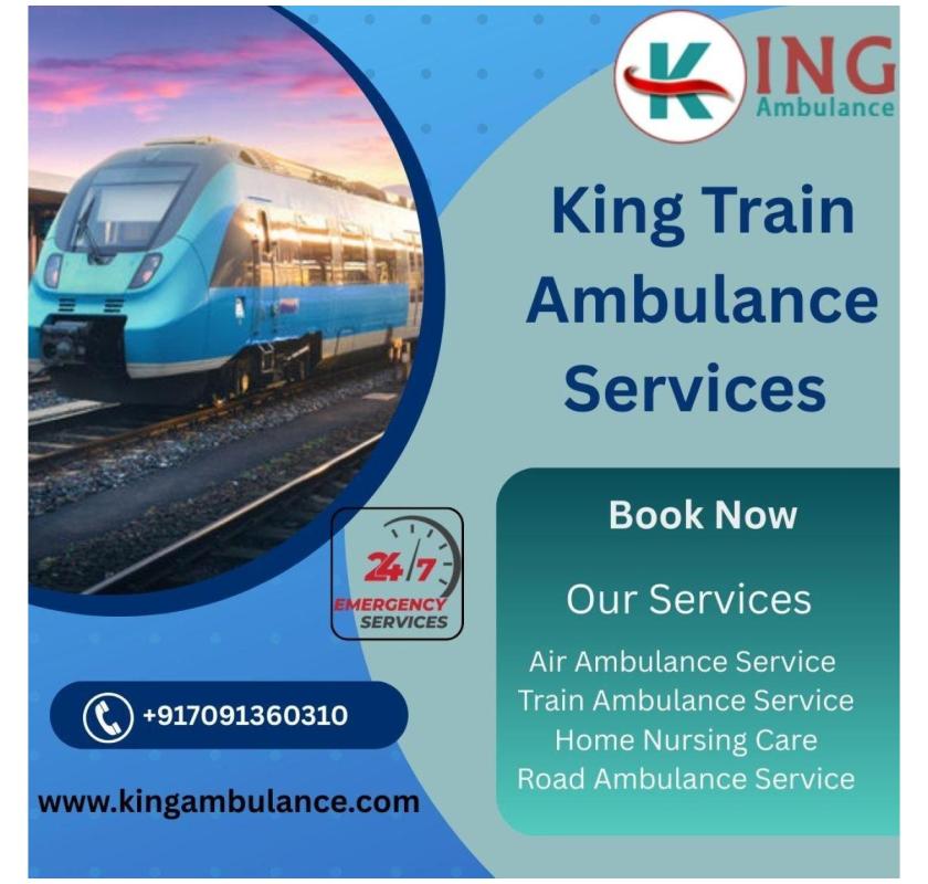  King Train Ambulance Service in Delhi mobilize patients with clinical precision
