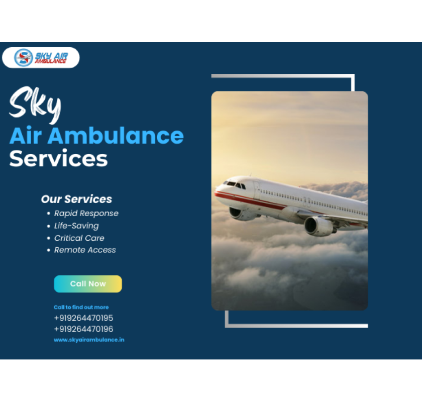 Expert Sky Air Ambulance Service In Chennai.