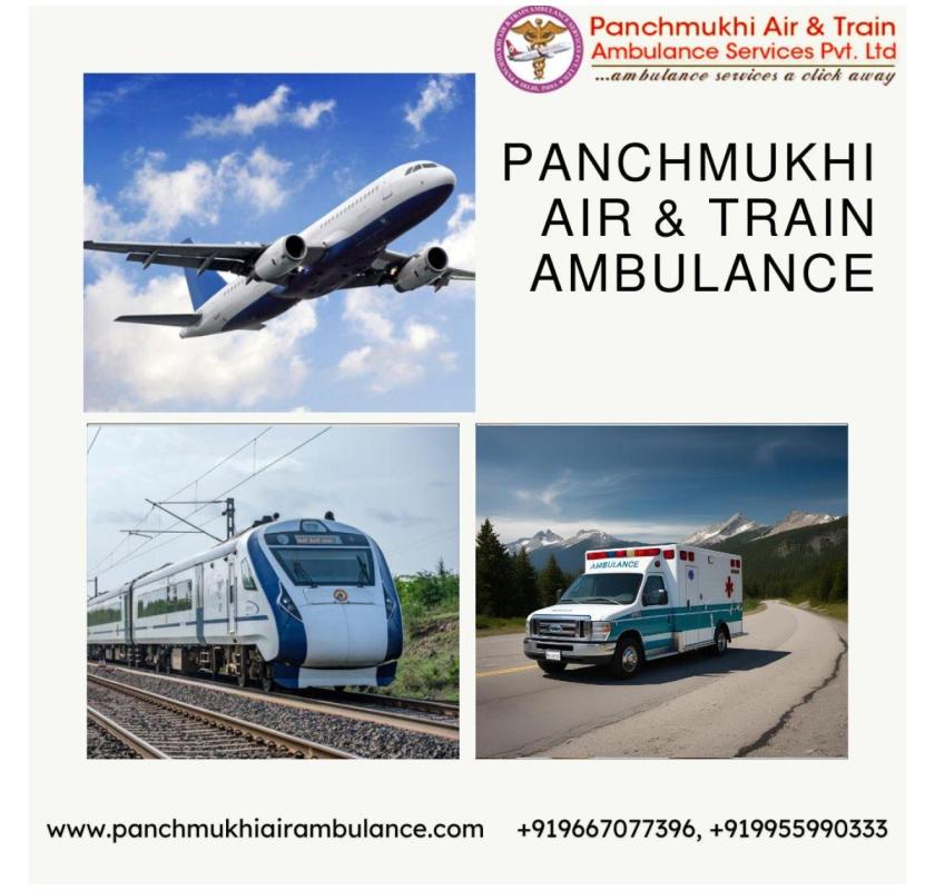 Travel with Panchmukhi Train Ambulance in Patna for Exceptional Care