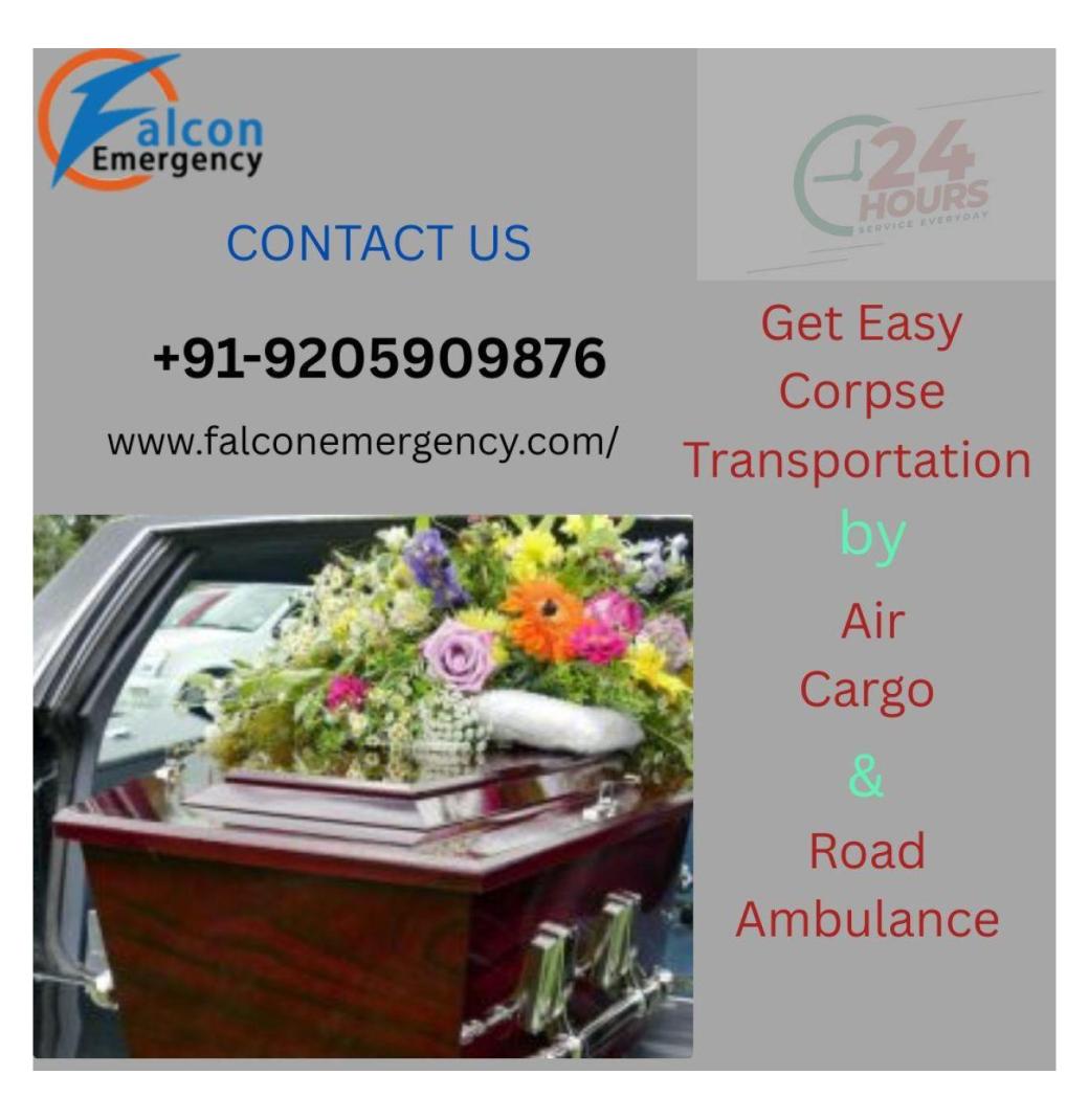 FALC Emergency Brings Order and Kindness Together in Hyderabad in a Dead Body Ambulance
