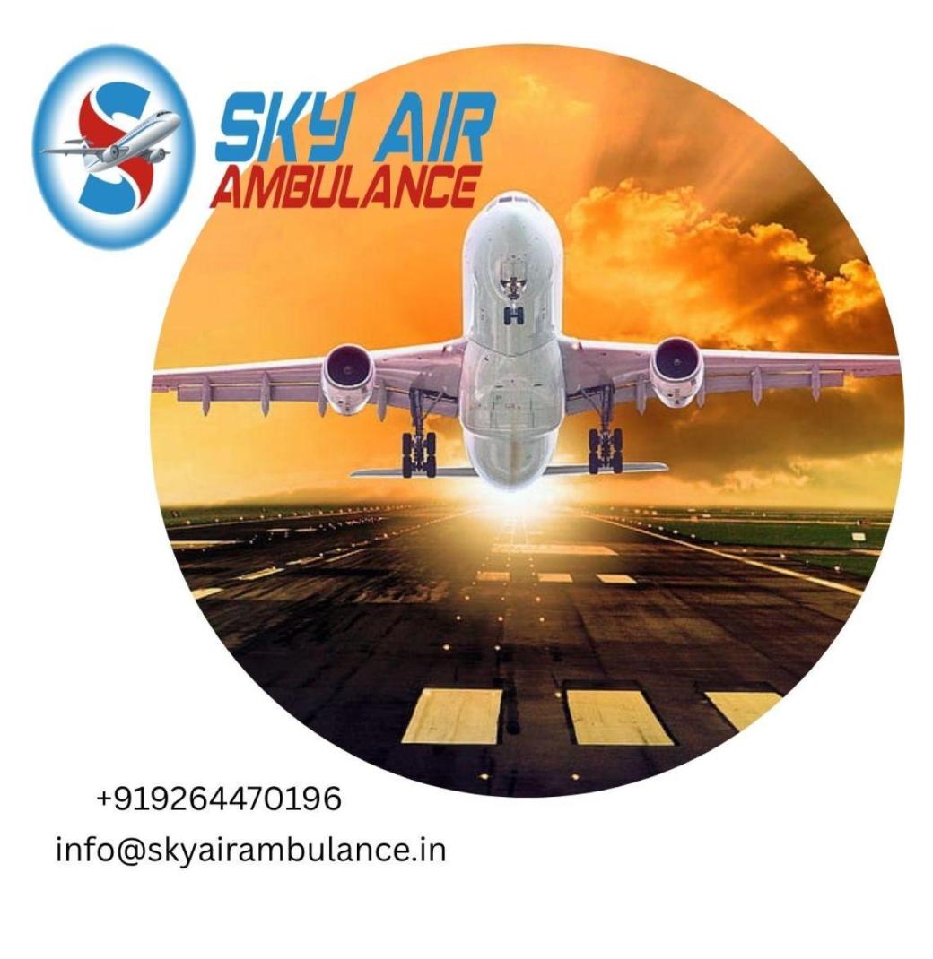 Sky Air Ambulance in Patna, Fast transport with low cost.