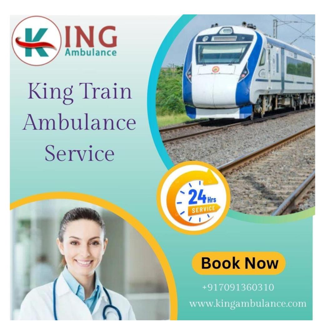 Patients are safely guided by King Train Ambulance in Indore