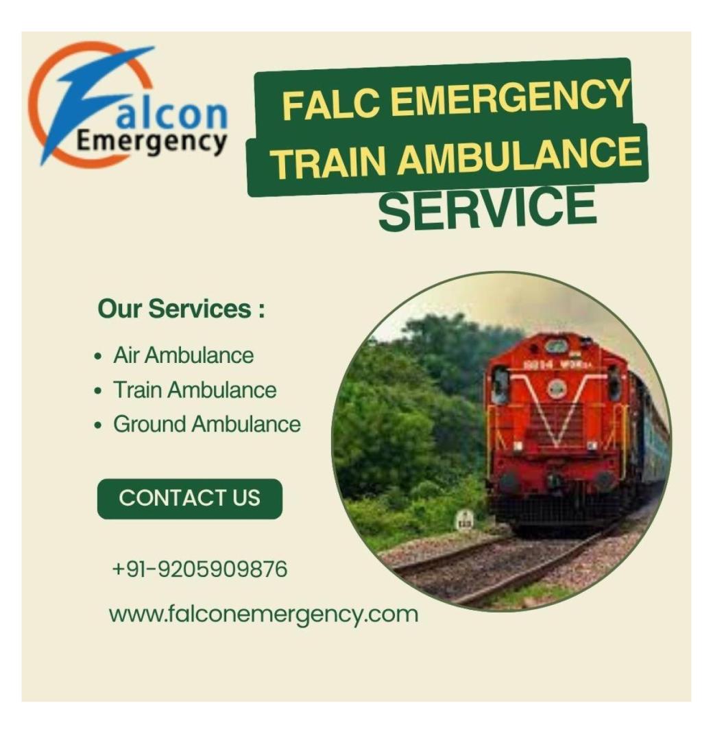 Hire FALC Emergency Train Ambulance Services in Patna for Immediate Patient Transport