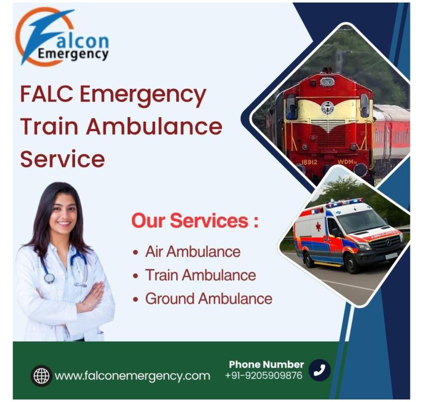 Choose the Falc Emergency Train Ambulance Service in Mumbai with a proper medical assistant