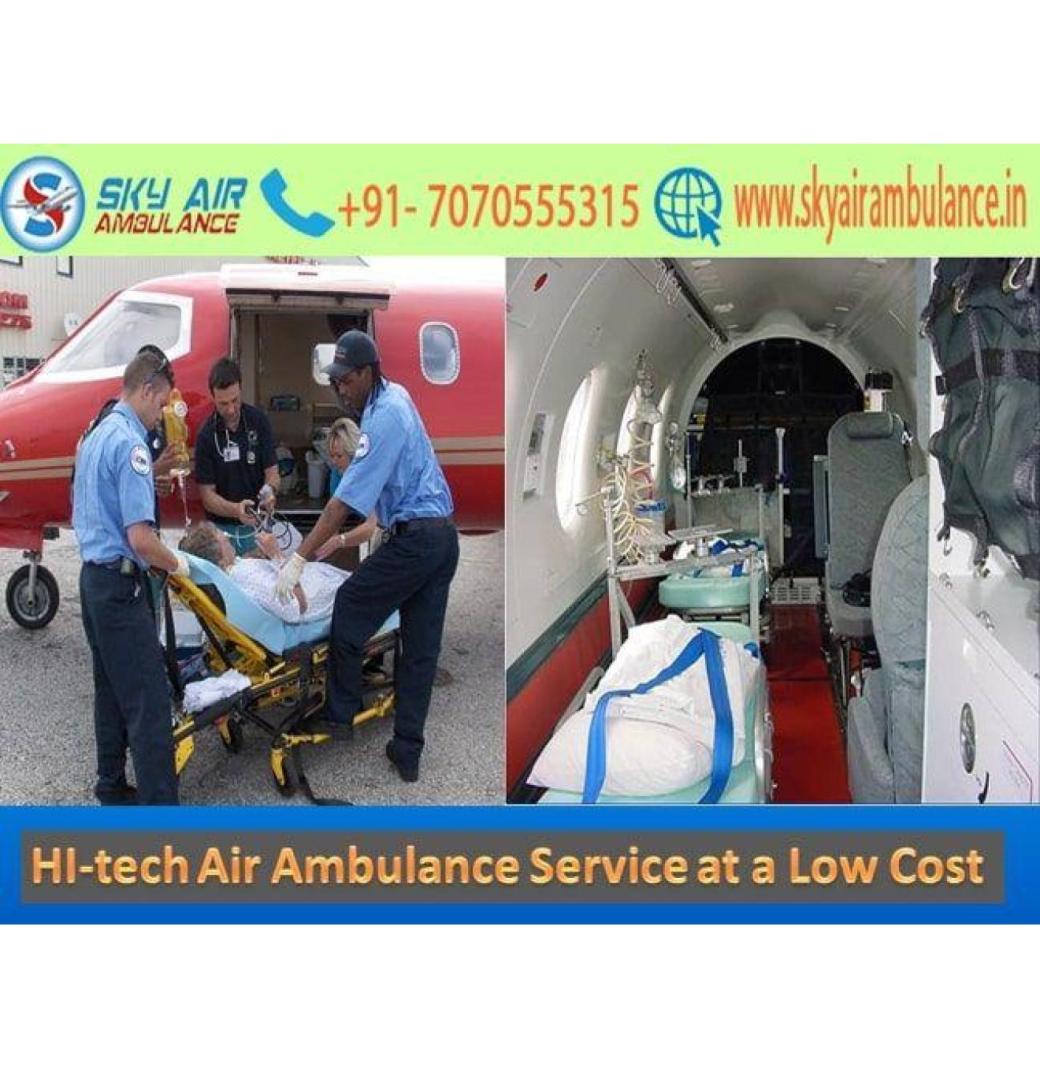 Sky Air Ambulance Patna Branch Emergency Evacuations.
