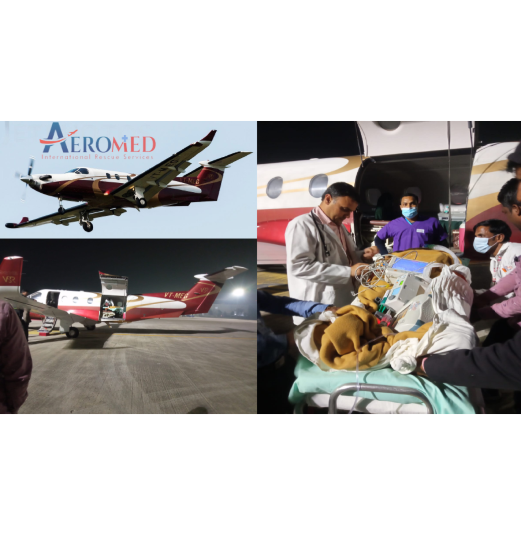 Sky Air Ambulance Service In Kolkata Medical Flight With an Expert Doctor.