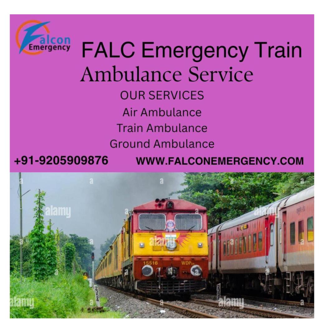 FALC Emergency ICU Train Ambulance Services in Allahabad at your budget.
