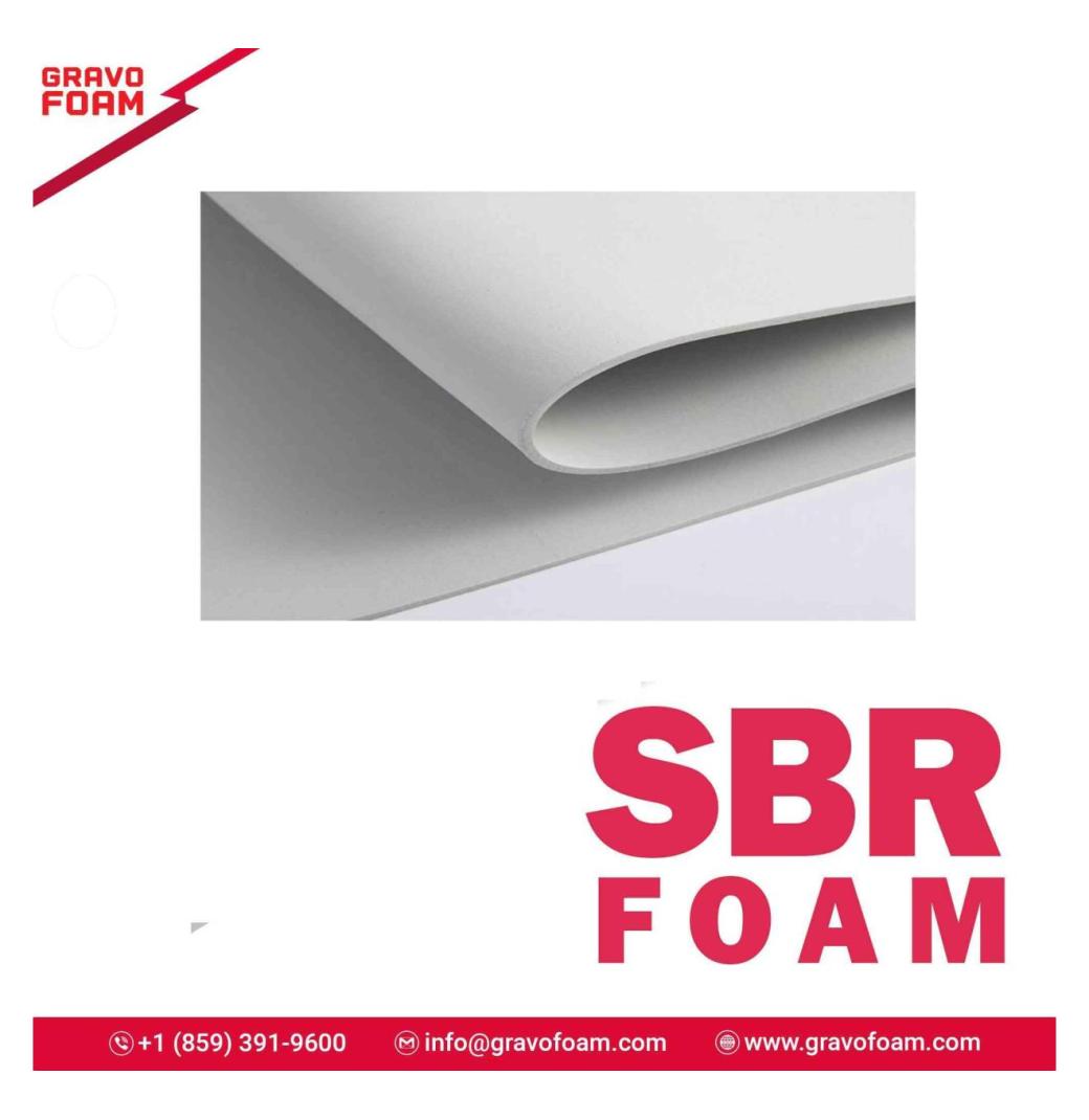 Online Sale SBR Foam Sheet in USA | Gravofoam