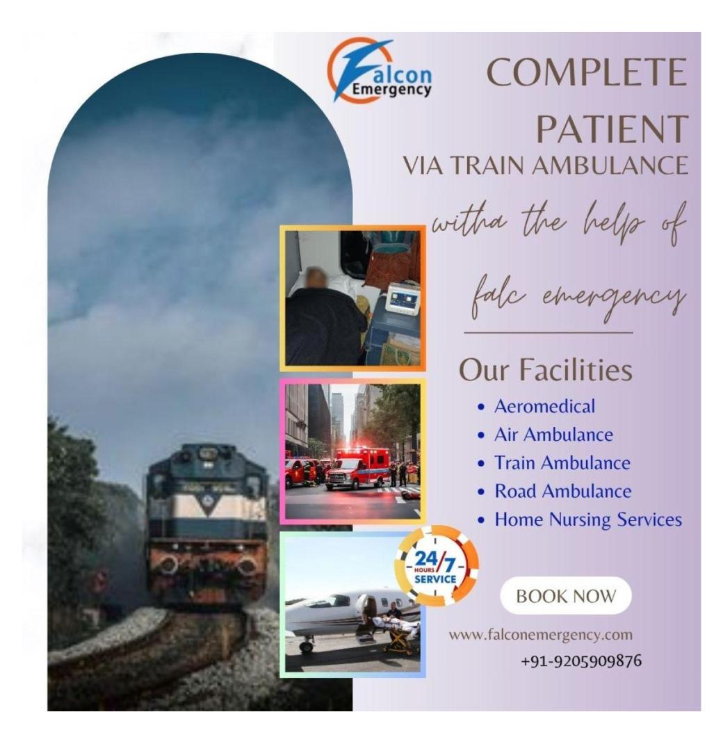 Falc Emergency Takes Instantaneous Move during Transit in Guwahati in its Train Ambulance 