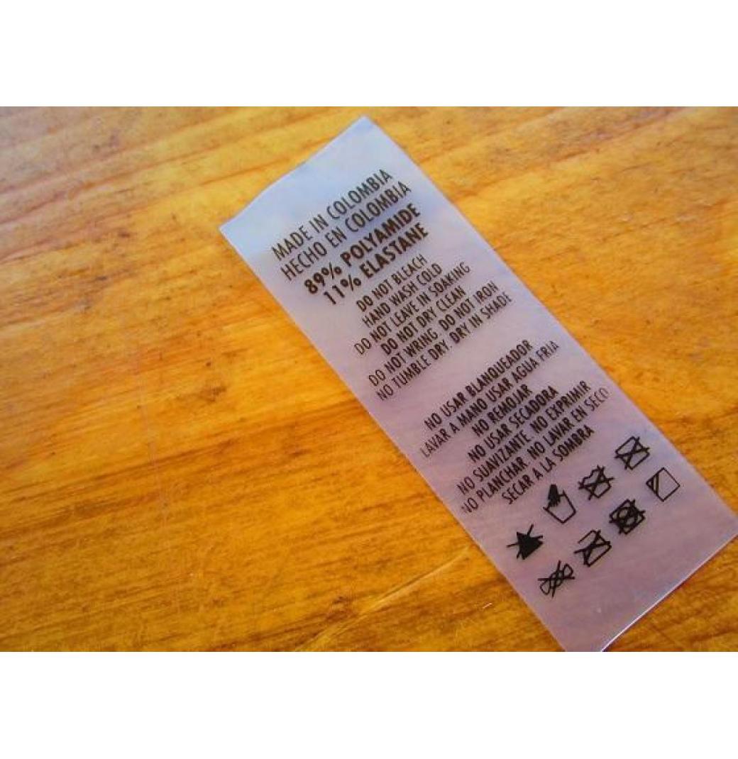 High-Quality Printed Fabric Garment Labels for Professional Clothing Brands