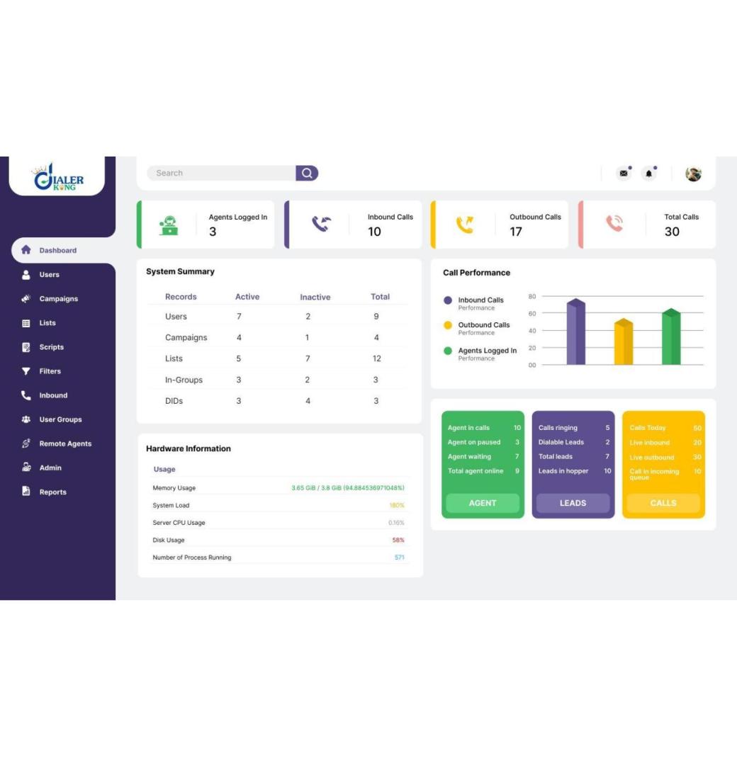 Call Center Dialer Software | Best VICIdial Solution | Dialerking - 3/3