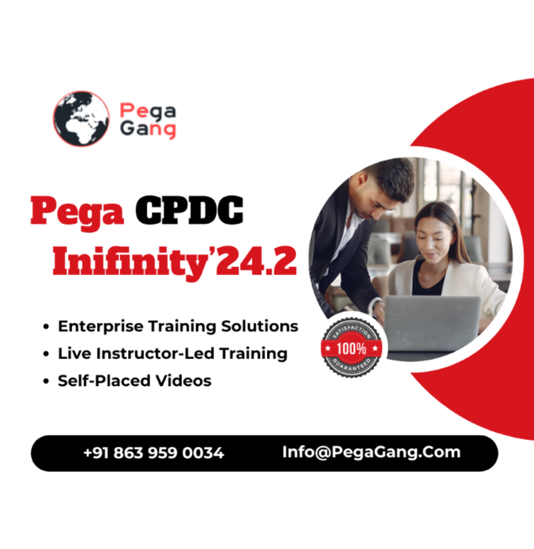 Pega CPDC Infinity’24.2 Certification Training Weekend Batch – PegaGang