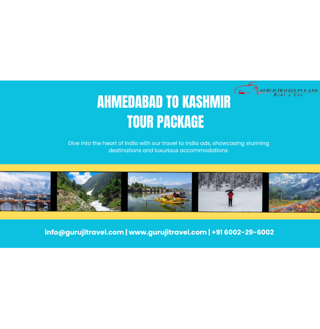 Ahmedabad to Kashmir Holiday Package