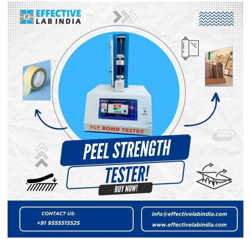 Top Quality Peel Strength Tester Manufacturer in India