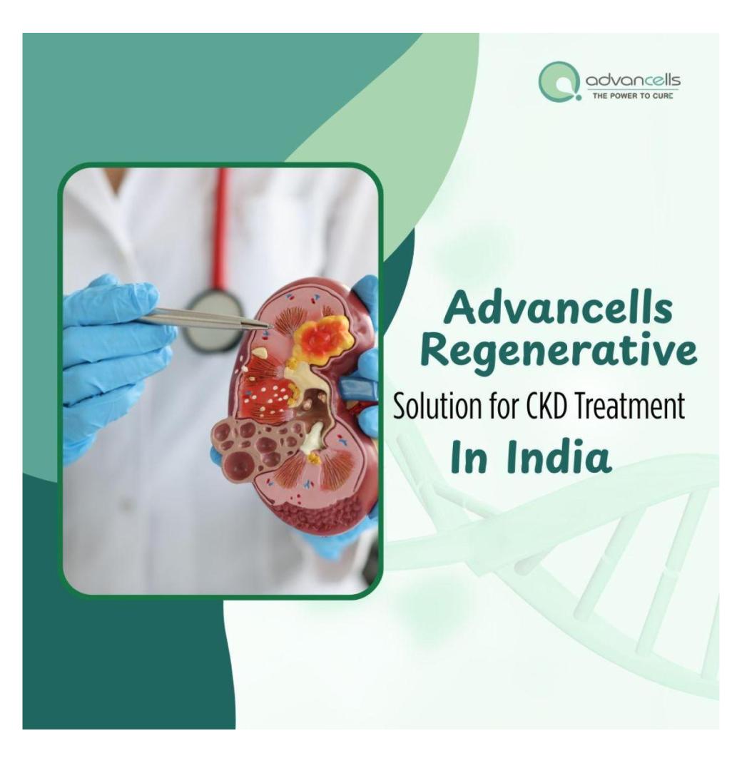 Advancells’ Regenerative Solution for CKD treatment in India