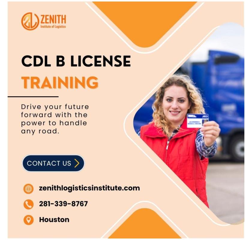CDL B License Training in Houston