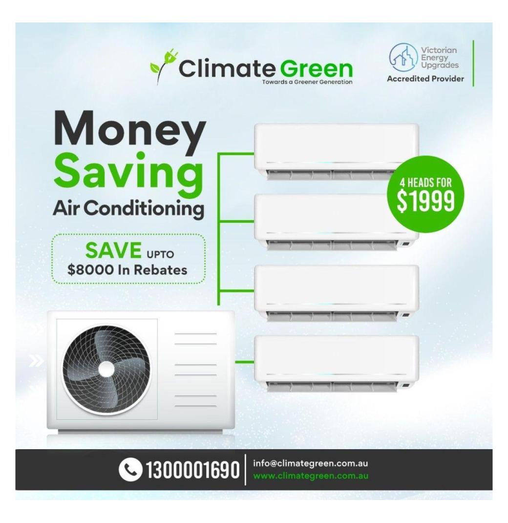 Money-Saving Air Conditioning – 4 Heads for Just $1999!