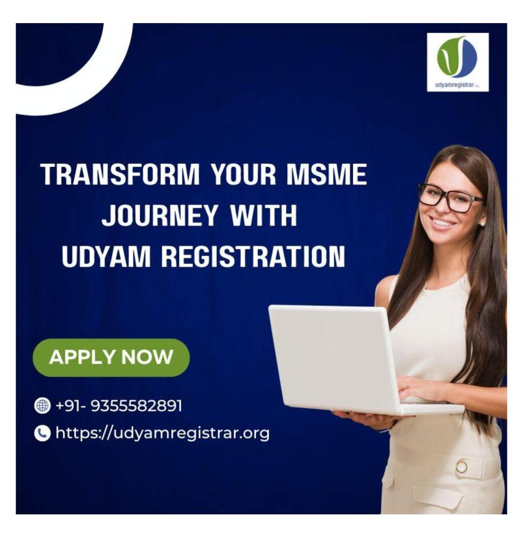 Transform Your MSME Journey with Udyam Registration