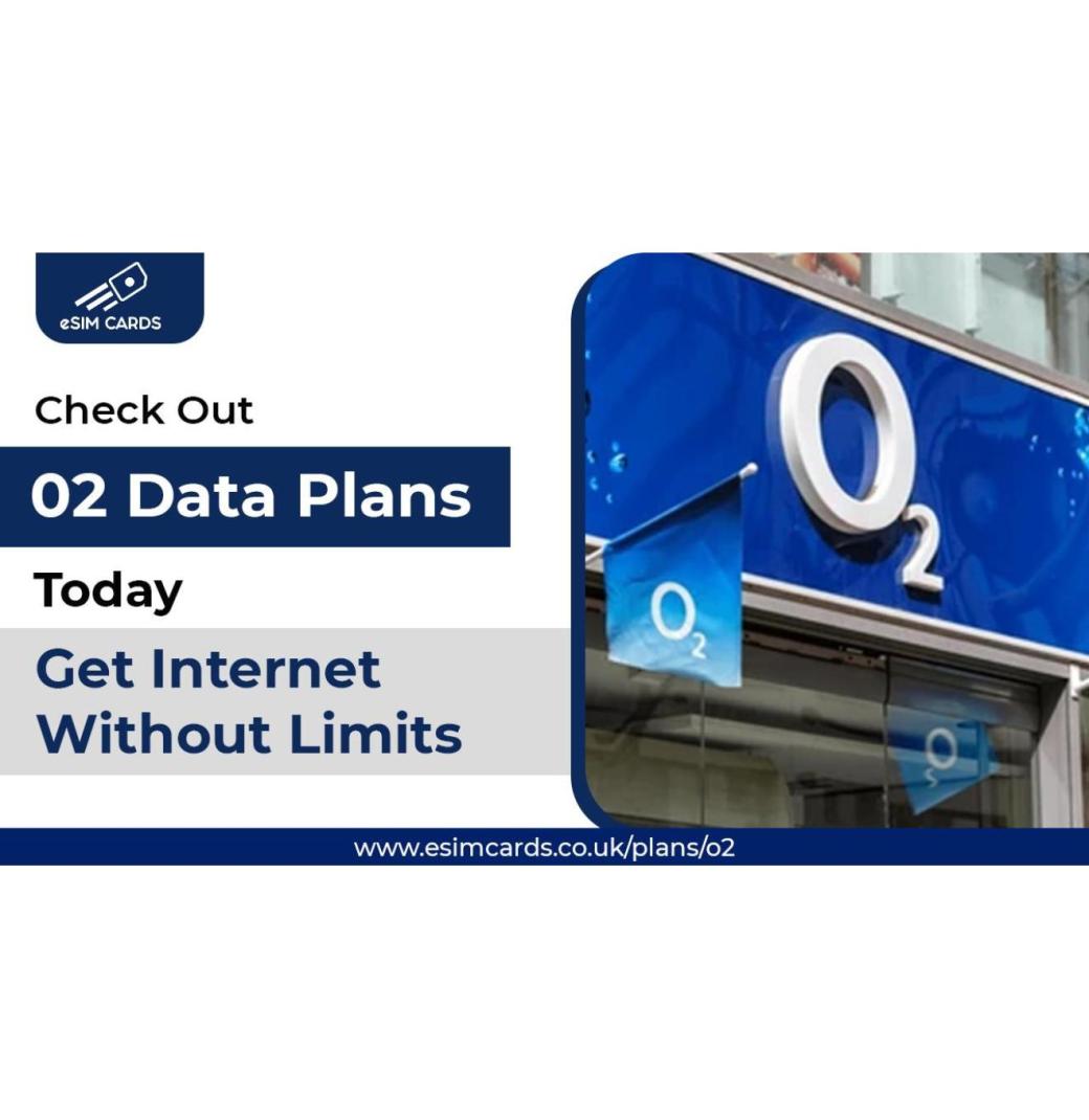 Get Online Fast | O2 Unlimited Data with eSIM Cards