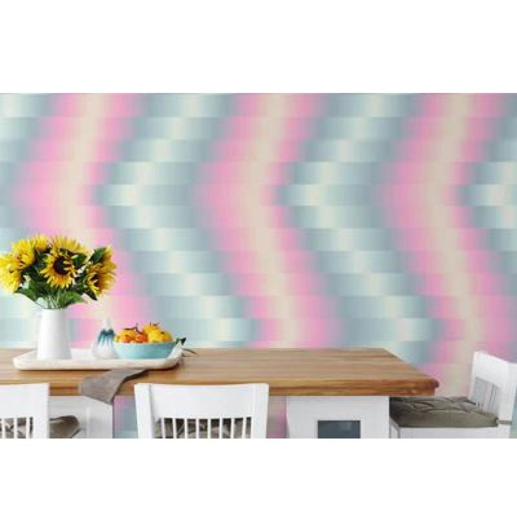 Modern Wallpaper Kitchens with Geometric Designs