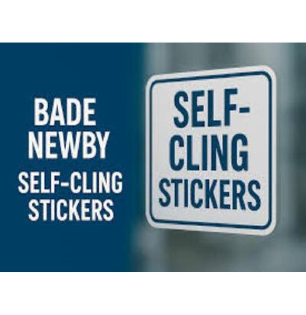 Get your own Self Cling Window Stickers UK from Bade Newby Display - 3/3