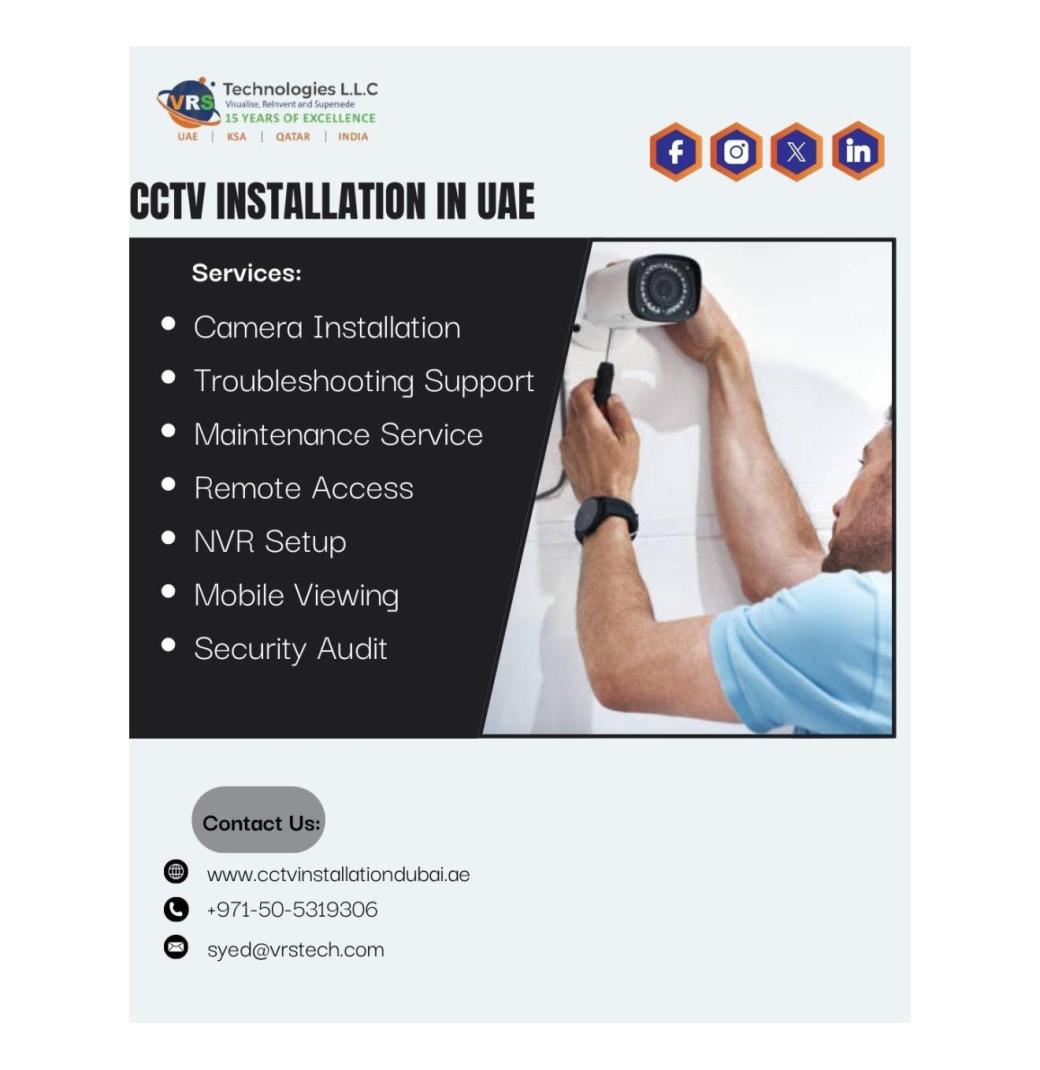Looking for Complete CCTV Solutions for Companies Dubai?