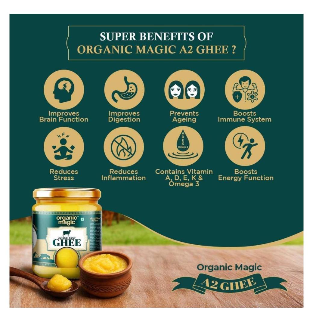 Pure A2 Desi Cow Ghee India – Farm Fresh & 100% Natural - 2/3