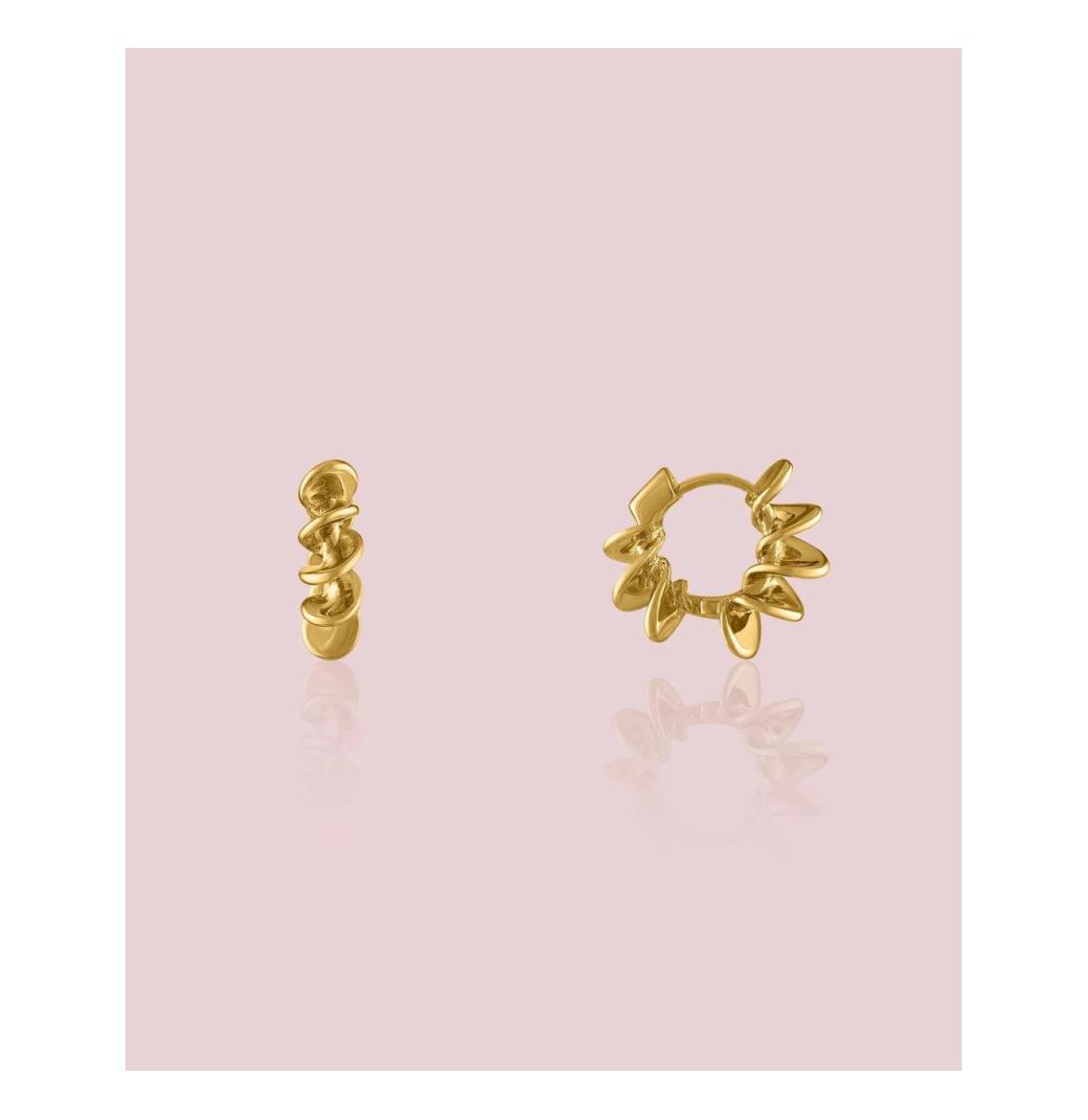 Modern Gold Hoop Earrings: Simple Yet Striking Minimal Design