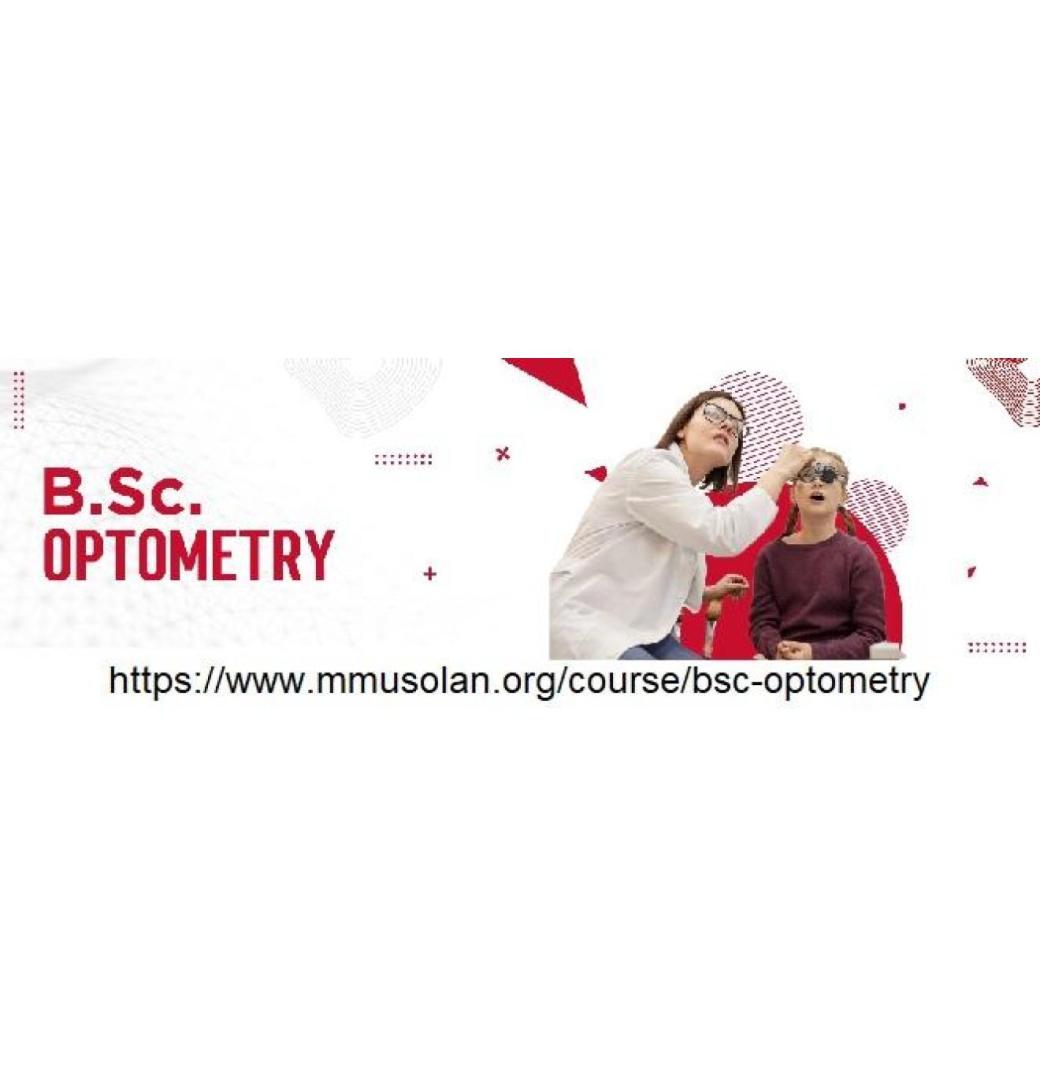 B optom bachelor of optometry