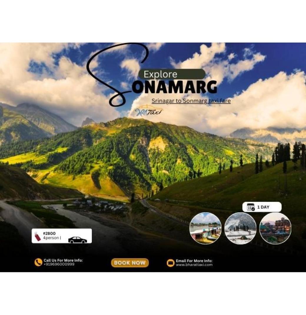 Srinagar to Sonmarg Taxi