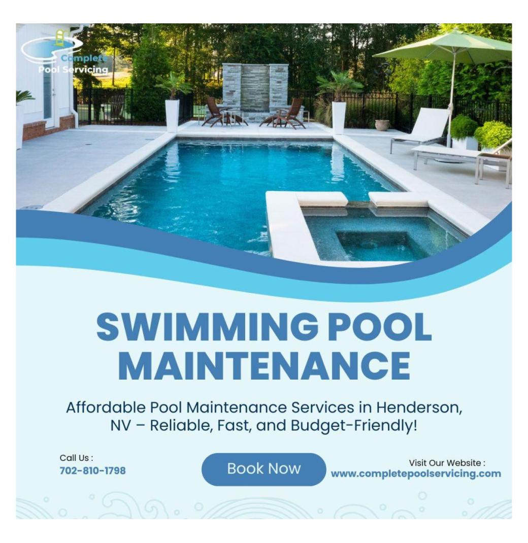 Affordable Pool Maintenance in Henderson, NV