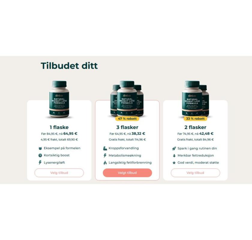 Slimivex – Naturlig støtte for vekttap og velvære