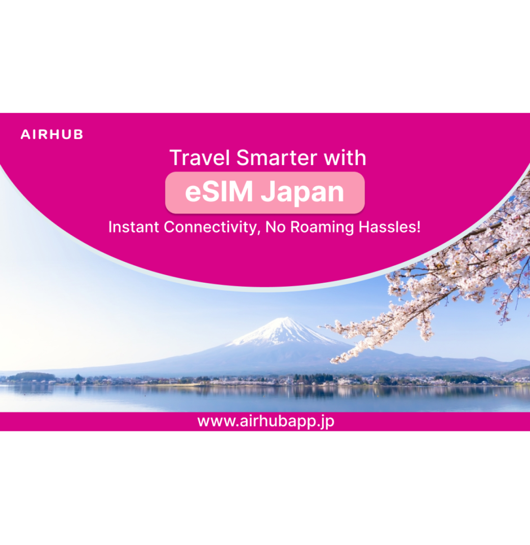 USA eSIM by Airhub Japan – Instant Setup, Unforgettable Travel!