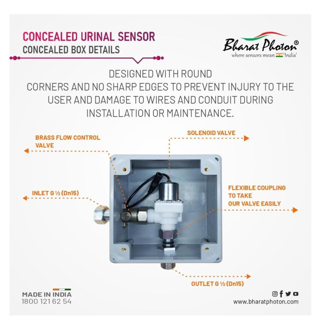 Urinal Sensor by Bharat Photon Smart & Hygienic for Washroom - 2/3