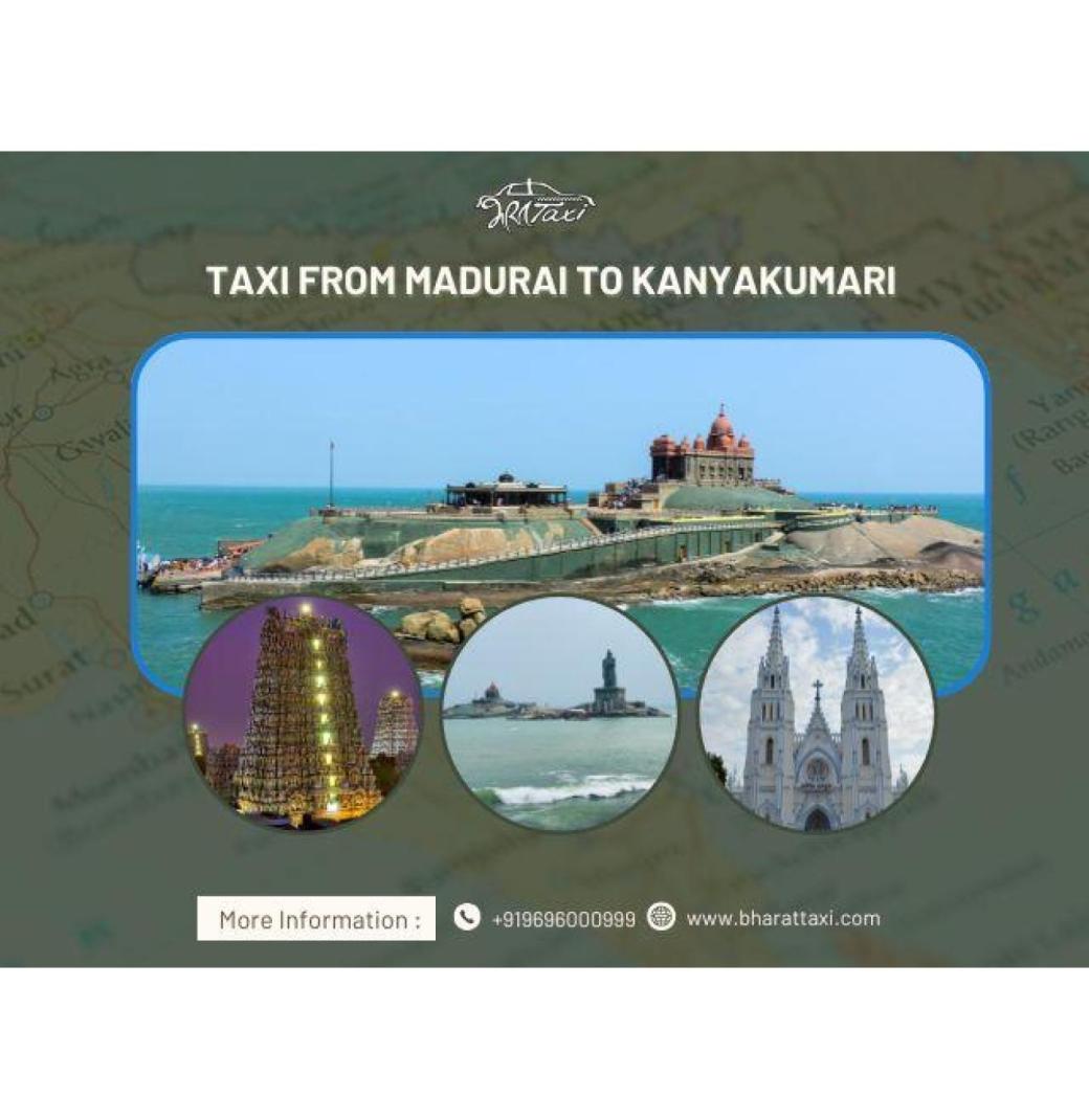 Madurai to Kanyakumari Taxi Fare