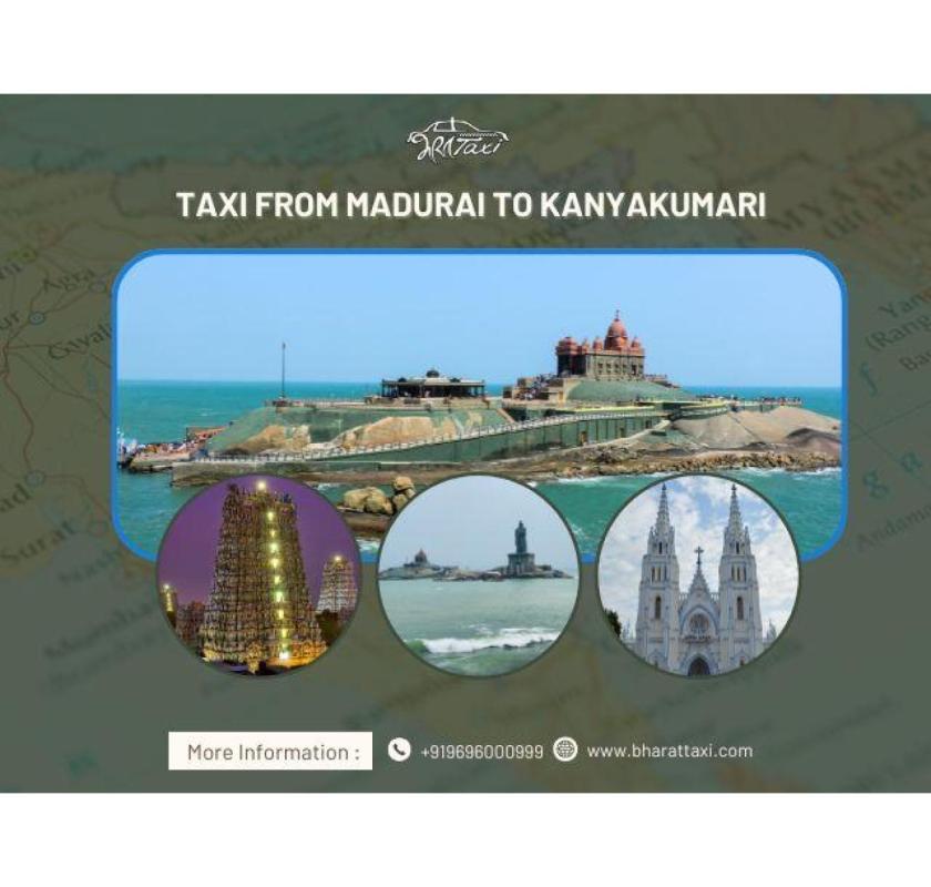 Madurai to Kanyakumari Taxi Fare