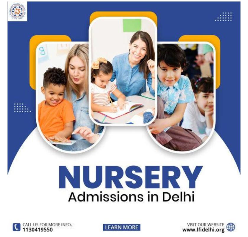 Nursery Admissions in Delhi