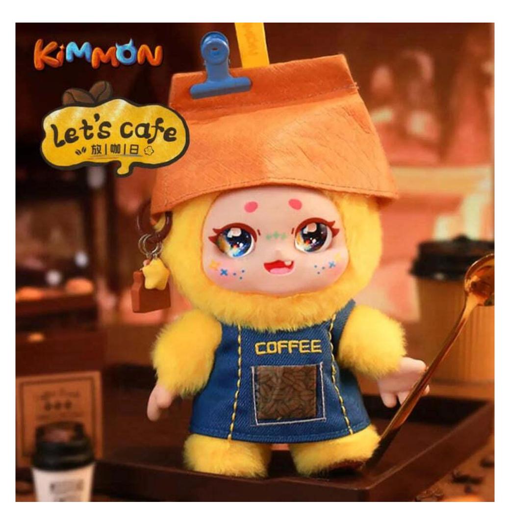 Kimmon Let's Cafe Plush Keychains – Collectible Café-Inspired Blind Box Dolls