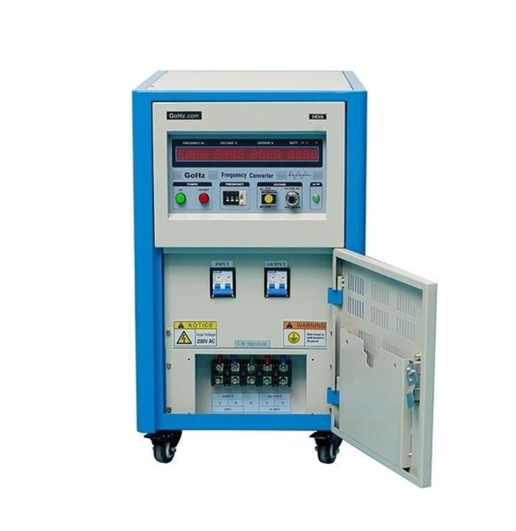 3 phase frequency converters 50Hz/60Hz/400Hz 3 kVA to 200 kVA - 3/3