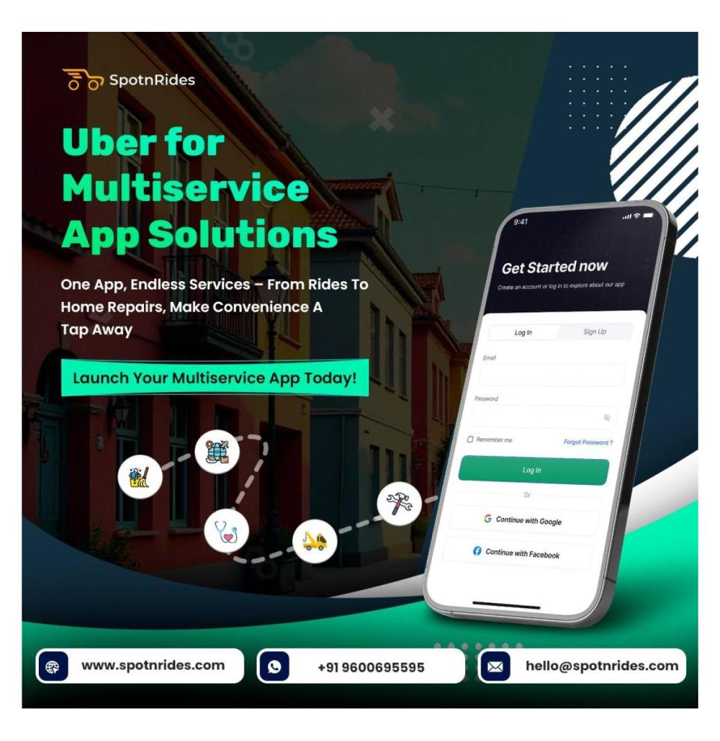 Launch Your Profitable Multi-Service Super App with SpotnRides