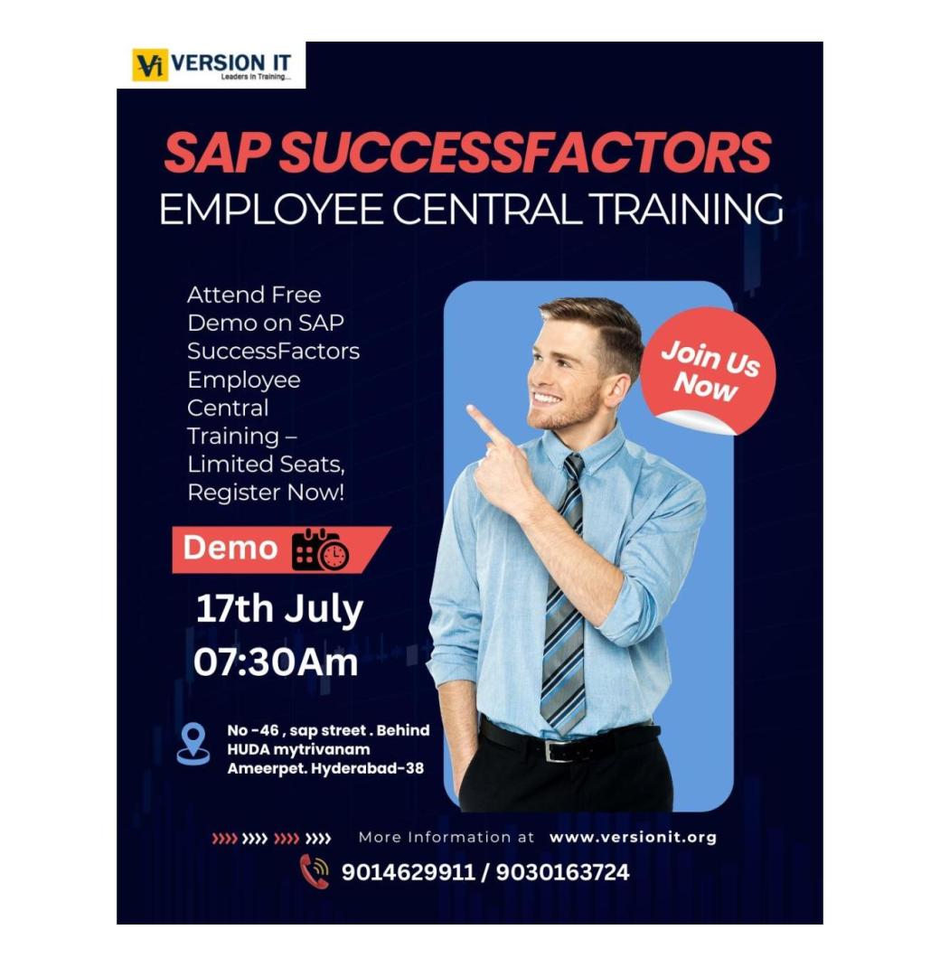 SAP SF Employee Central Training in Hyderabad