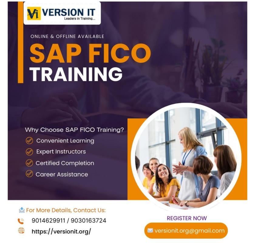 SAP FICO Training in USA